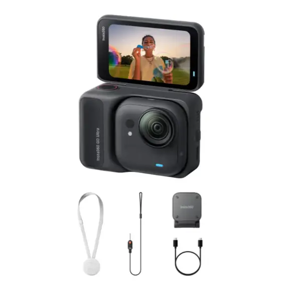 ვიდეო კამერა Insta360 GO Ultra Standard Bundle (Midnight Black) - Primestore.ge