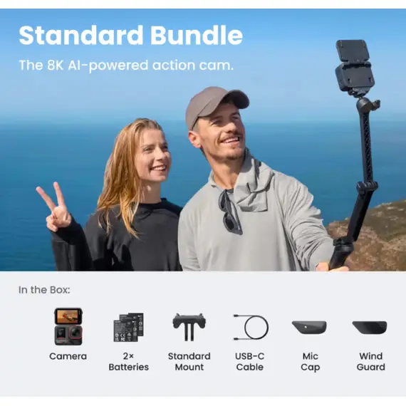 ვიდეო კამერა Insta360 Ace Pro 2 Dual Battery - Primestore.ge