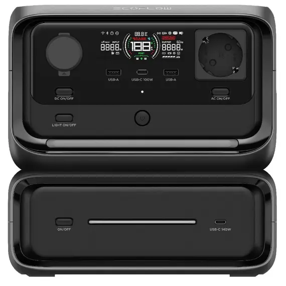 კვების წყარო Ecoflow River 3 Max Plus Wireless - Primestore.ge