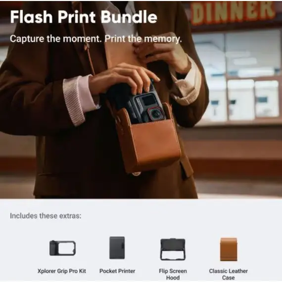 ვიდეო კამერა Insta360 Ace Pro 2 Flash Print Bundle - Primestore.ge