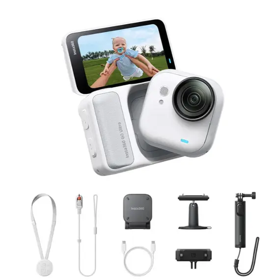 ვიდეო კამერა Insta360 GO Ultra Creator Bundle (Arctic White) - Primestore.ge