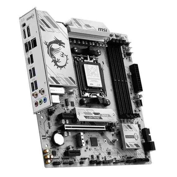 დედა დაფა MSI Motherboard B850M GAMING PLUS WIFI6E sAM5 B850 4xDDR5 M.2 HDMI DP WiFi BT mATX - Primestore.ge
