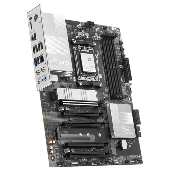 დედა დაფა MSI Motherboard PRO B840-P WIFI sAM5 B840 4xDDR5 M.2 HDMI Wi-Fi BT ATX - Primestore.ge