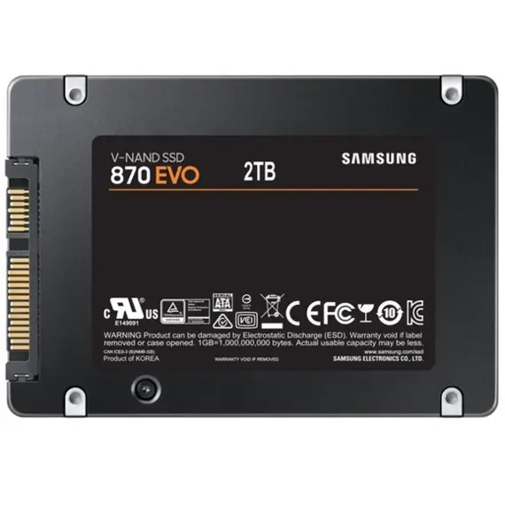 მყარი დისკი Samsung SSD 2.5" 2TB SATA 870EVO - Primestore.ge