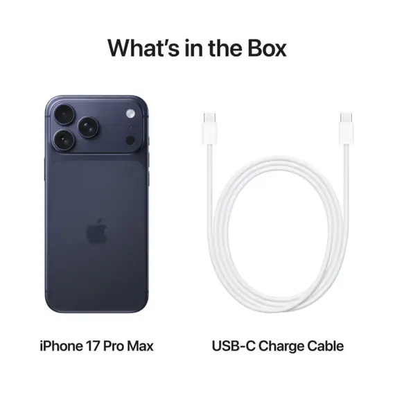 მობილური ტელეფონი Apple IPhone 17 Pro Max 512GB Deep Blue eSIM - Primestore.ge