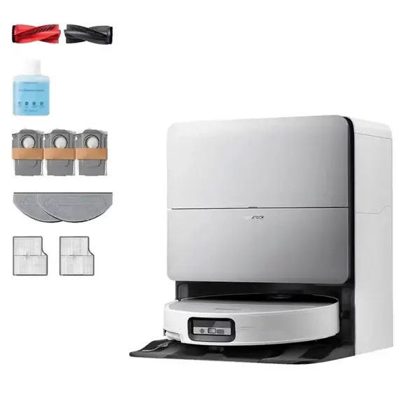 რობოტი მტვერსასრუტი ROBOROCK Saros 20 Sonic Complete - Primestore.ge