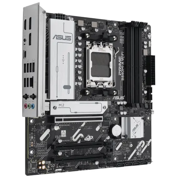 დედა დაფა ASUS Motherboard PRIME B840M-A WIFI sAM5 B840 4xDDR5 M.2 HDMI DP Wi-Fi BT mATX - Primestore.ge