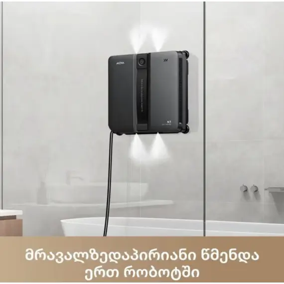 ფანჯრის საწმენდი Mova N1 Black - Primestore.ge