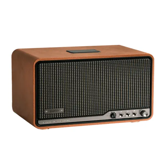 დინამიკი Edifier S300 80W, Bluetooth, WiFi (Apple AirPlay), Type-C, AUX, Hi-Fi Tabletop Speaker, Hi-Res Audio LDAC Brown - Primestore.ge
