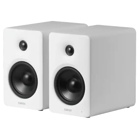 დინამიკი Edifier M90, 100W, HDMI eARC, Optical, Type-C, AUX, Bluetooth, Compact Active Speaker, White - Primestore.ge