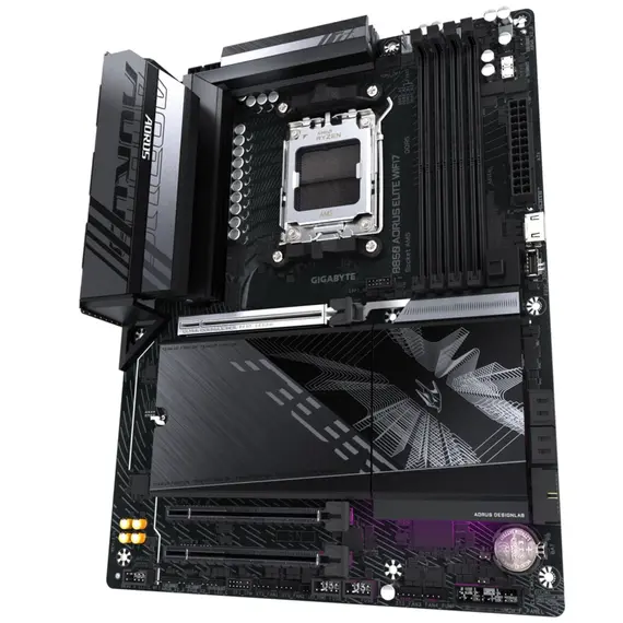 დედა დაფა GIGABYTE Motherboard B850 A ELITE WF7 sAM5 B850 4xDDR5 M.2 Wi-Fi BT ATX - Primestore.ge