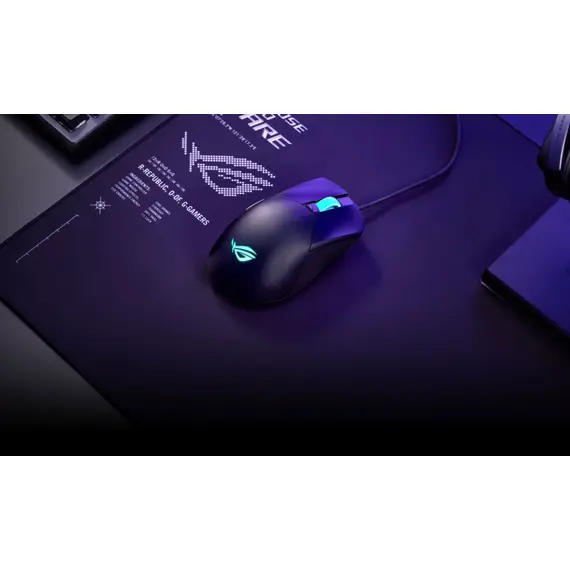 მაუსი ASUS Mouse ROG Gladius III Core, RGB, USB-A, black - Primestore.ge