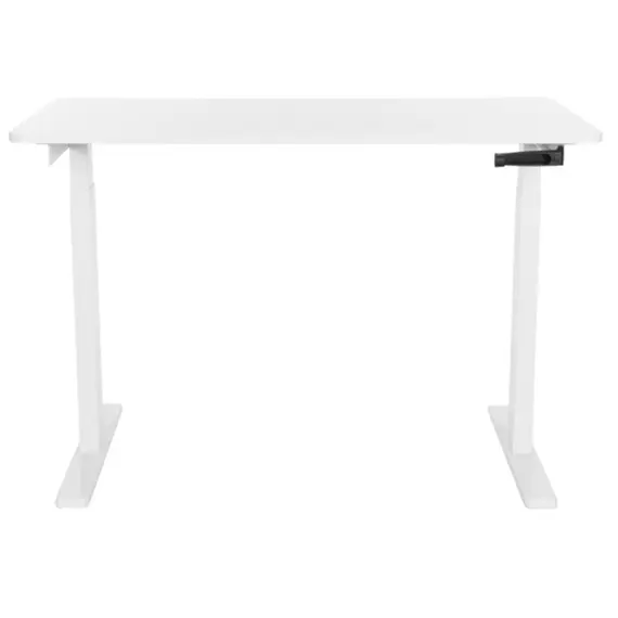სათამაშო მაგიდა 2E Computer Desk CE120W, height 72-120cm, manual mechanism, tabletop 120?60cm (white), metal base (white) - Primestore.ge