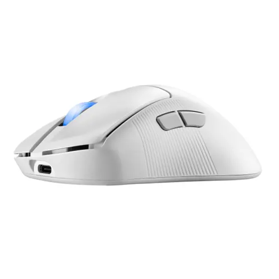 მაუსი ASUS Mouse ROG Keris II Ace, RGB, USB-A/WL/BT, white - Primestore.ge
