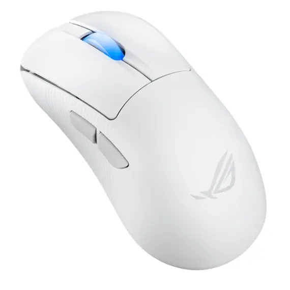 მაუსი ASUS Mouse ROG Keris II Ace, RGB, USB-A/WL/BT, white - Primestore.ge