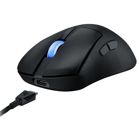 მაუსი ASUS Mouse ROG Keris II Ace, RGB, USB-A/WL/BT, black - Primestore.ge