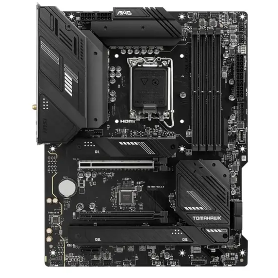 დედა დაფა MSI Motherboard MAG B760 TOMAHAWK WIFI s1700 B760 4xDDR5 M.2 HDMI DP Wi-Fi BT ATX - Primestore.ge