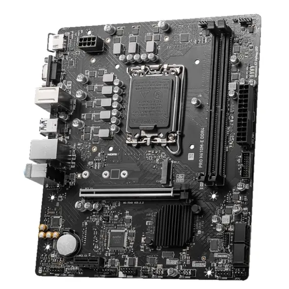 დედა დაფა MSI Motherboard PRO H610M-E DDR4 s1700 H610 2xDDR4 M.2 HDMI D-Sub mATX - Primestore.ge