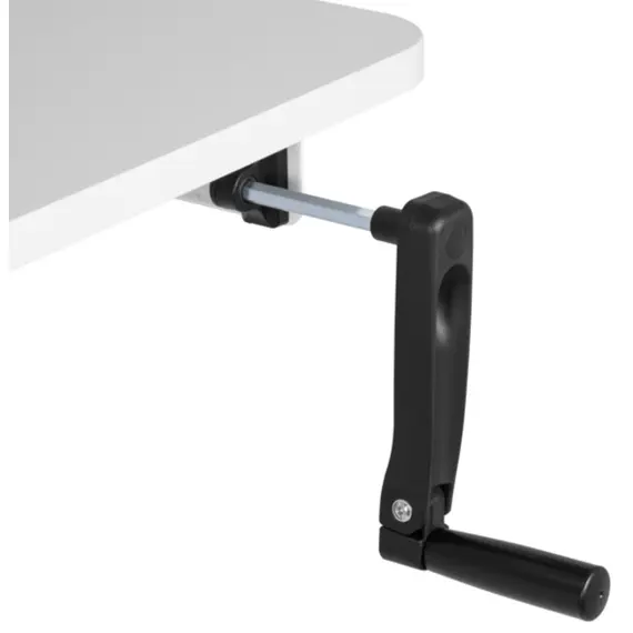 სათამაშო მაგიდა 2E Computer Desk CE120W, height 72-120cm, manual mechanism, tabletop 120?60cm (white), metal base (white) - Primestore.ge