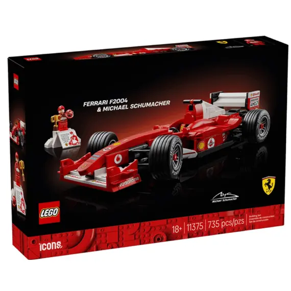 ლეგო LEGO Constructor Icons Ferrari F2004 та Michael Schumacher - Primestore.ge