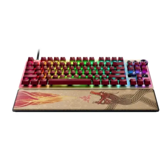 კლავიატურა Razer Keyboard Huntsman V3 Pro TKL, 84key Analog Optical Switches, USB-A, EN, RGB, Counter-Strike 2 Ed. - Primestore.ge