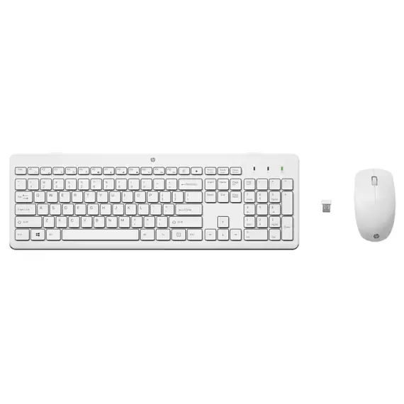 კლავიატურა და მაუსი HP 230 WL Mouse+KB Combo WHT/3L1F0AA - Primestore.ge