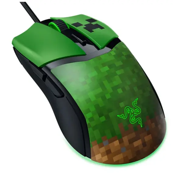 მაუსი Razer Gaming Mouse Cobra Minecraft Ed RZ01-04650200-R3M1 - Primestore.ge