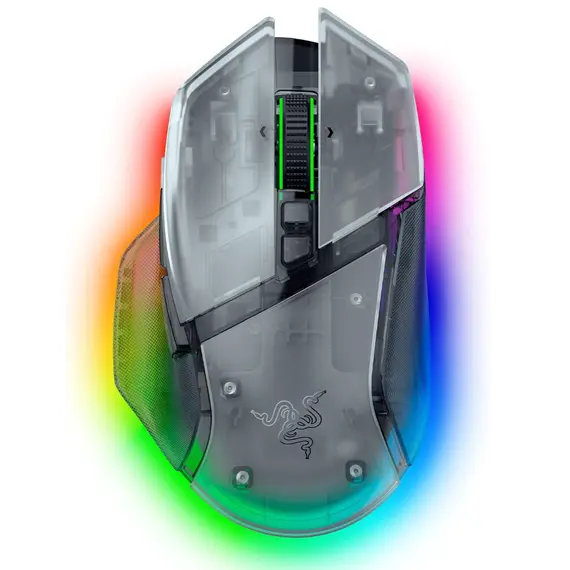მაუსი Razer Gaming Mouse Basilisk V3 Pro 35K WL Phantom White Ed RZ01-05240400-R3G1 - Primestore.ge