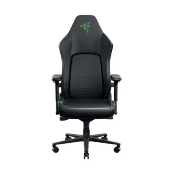 სათამაშო სავარძელი Razer chair Iskur V2 NewGen, EPU leather with CoolTouch™, 4D-Armrests, black-green - Primestore.ge