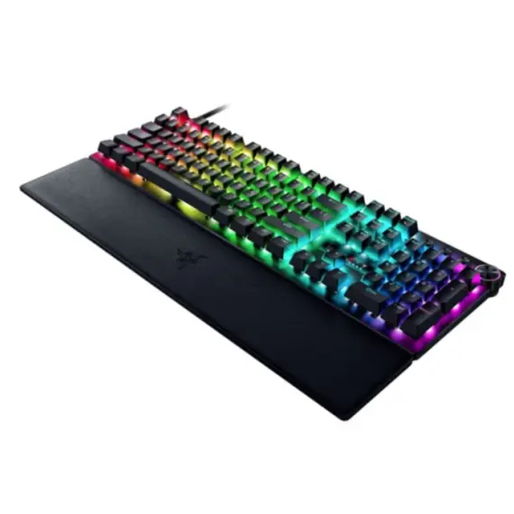 კლავიატურა Razer Keyboard mechanical Huntsman V3 Pro 8KHz, 104key, Analog Optical Switch Gen-2, USB-A, EN, RGB, black - Primestore.ge