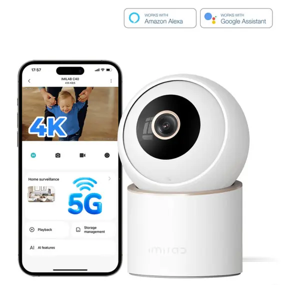 ვიდეო სათვალთვალო კამერა Xiaomi IMILAB C40 Home Security Camera CMSXJ112A - Primestore.ge