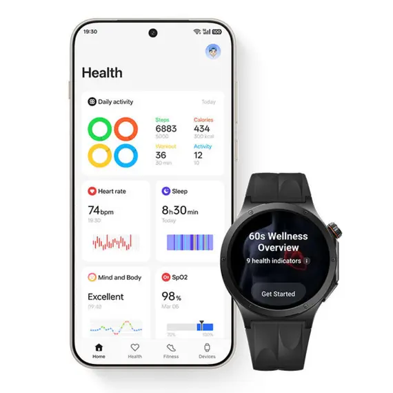 სმარტ საათი Oneplus Watch 4 Midnight - Primestore.ge