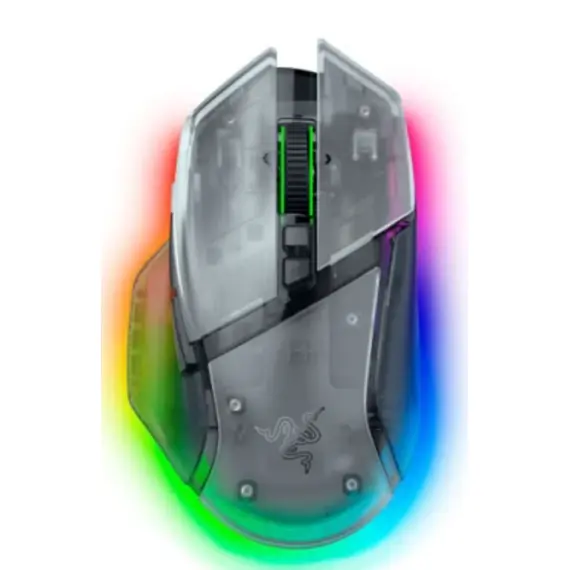 მაუსი Razer Mouse Basilisk V3 Pro 35K, RGB, USB-A/WL/BT, Phantom White Ed. - Primestore.ge