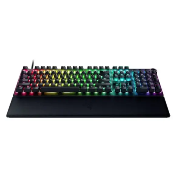 კლავიატურა Razer Keyboard mechanical Huntsman V3 Pro 8KHz, 104key, Analog Optical Switch Gen-2, USB-A, EN, RGB, black - Primestore.ge