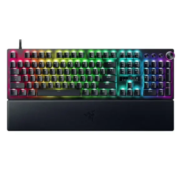 კლავიატურა Razer Keyboard mechanical Huntsman V3 Pro 8KHz, 104key, Analog Optical Switch Gen-2, USB-A, EN, RGB, black - Primestore.ge