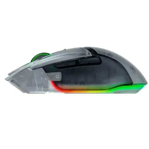 მაუსი Razer Mouse Basilisk V3 Pro 35K, RGB, USB-A/WL/BT, Phantom White Ed. - Primestore.ge