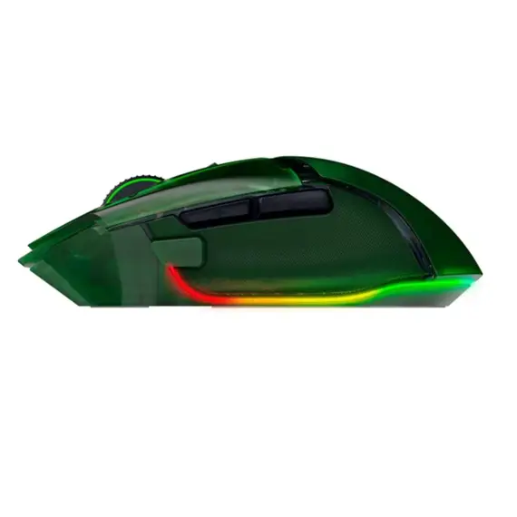 მაუსი Razer Gaming Mouse Basilisk V3 Pro 35K WL Phantom Green Ed RZ01-05240300-R3G1 - Primestore.ge