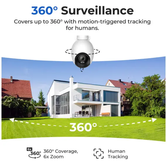 ვიდეო სათვალთვალო კამერა Xiaomi IMILAB EC6 Pro 4K WiFi Plug-in Spotlight Camera - Primestore.ge