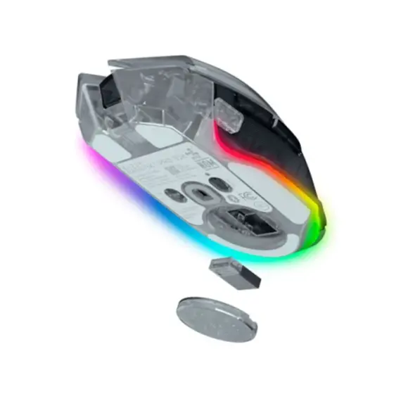 მაუსი Razer Mouse Basilisk V3 Pro 35K, RGB, USB-A/WL/BT, Phantom White Ed. - Primestore.ge
