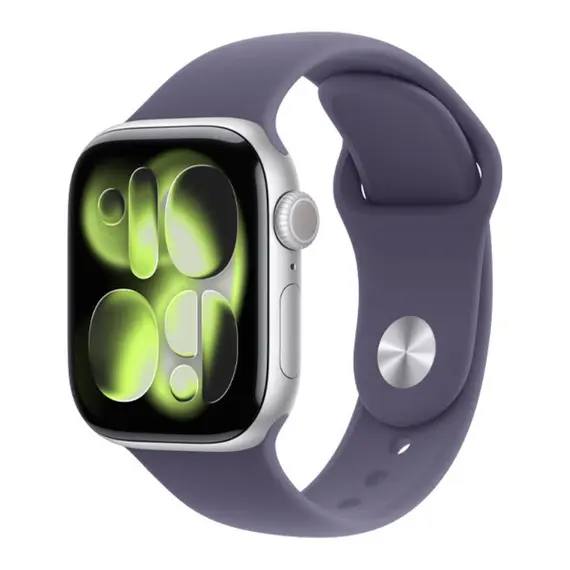 სმარტ საათი Apple Watch Series 11 GPS 42mm Silver Aluminium Case With Purple Fog Sport Band MEU74 M/L - Primestore.ge