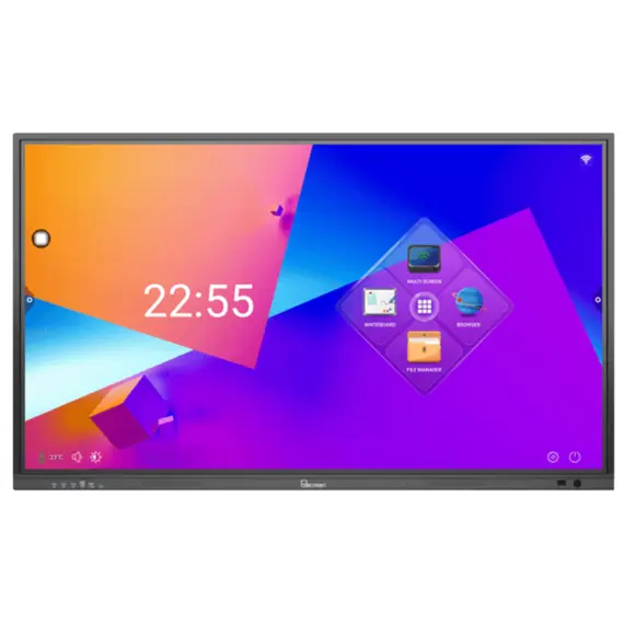 ინტერაქტიული ეკრანი Allscreen Interactive Flat Panels SB-86A14-8/128, 86” 4K, Android 14, RAM 8GB, 128GB, Smart Board, Black - Primestore.ge