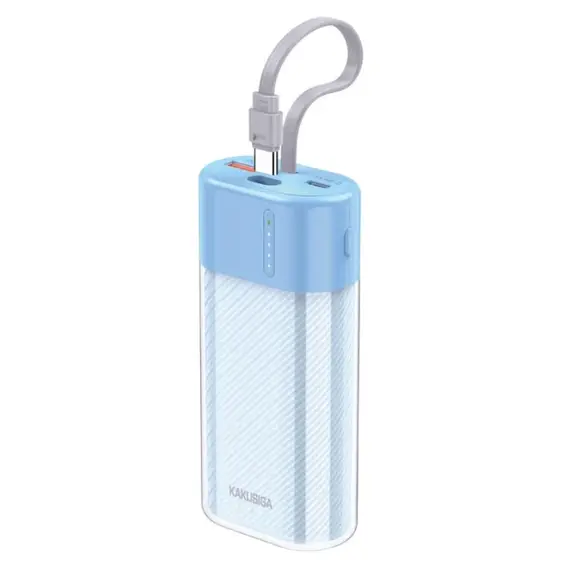 პორტატული დამტენი KAKUSIGA ksc-1072 10000mah Blue - Primestore.ge