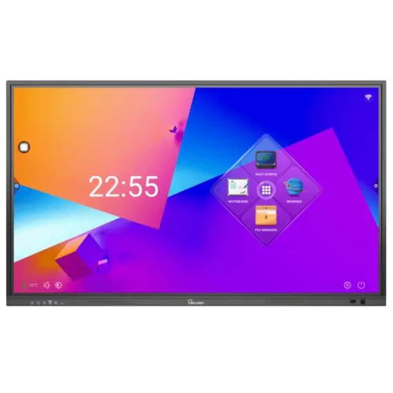 ინტერაქტიული ეკრანი Allscreen Interactive Flat Panels SB-75A14-8/128, 75” 4K, Android 14, RAM 8GB, 128GB, Smart Board, Black - Primestore.ge