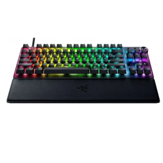 კლავიატურა Razer Keyboard mechanical Huntsman V3 Pro TKL 8KHz, 84key, Analog Optical Switch Gen-2, USB-A, EN, RGB, black - Primestore.ge