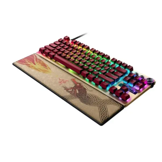კლავიატურა Razer Keyboard Huntsman V3 Pro TKL, 84key Analog Optical Switches, USB-A, EN, RGB, Counter-Strike 2 Ed. - Primestore.ge