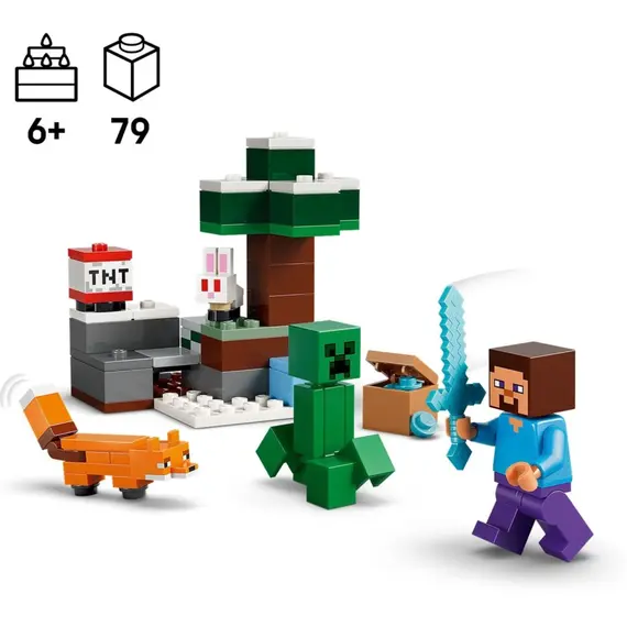 ლეგო LEGO Constructor Steve's Taiga Adventure V29 - Primestore.ge