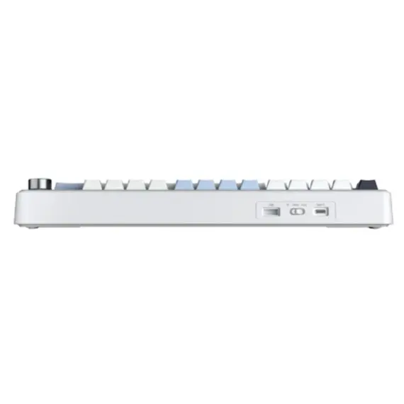 კლავიატურა AULA F75MAX Gasket Wireless Mechanical Keyboard White/Blue/Purple (Reaper Switch) - Primestore.ge