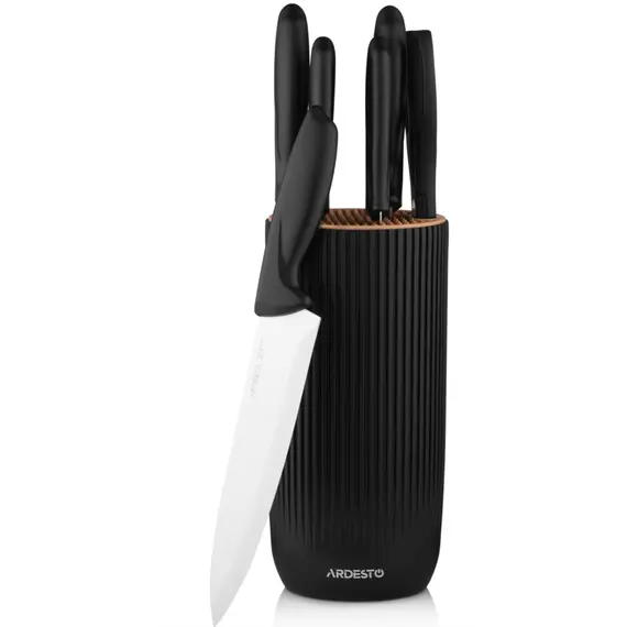 დანების ნაკრები ARDESTO Gemini, 7pcs, stainless steel, plastic, black 767637177948 - Primestore.ge