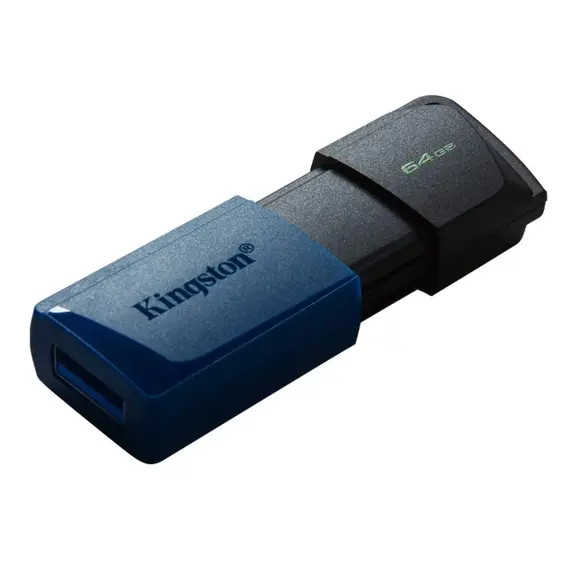 USB ფლეშ მეხსიერება Kingston 64GBx2 USB 3.2 Type-A Gen1 DT Exodia Black Blue - Primestore.ge