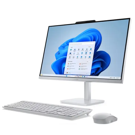 All In One კომპიუტერი LENOVO F0J60070LK AIO A100 INTEL I3-N305/8GB /512GB /Web Cam /Mic/23.8" Cloud Grey - Primestore.ge